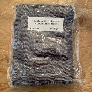 New Restoration Hardware Lumbar pillow sham